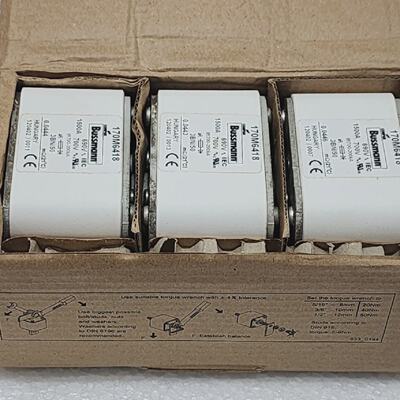 3X Bussmann 170M6418 1500A 690V 3BN50 AR UC Fusible Cuerpo C