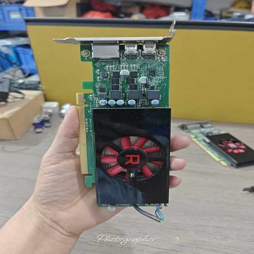 戴尔Rx550X-4G半高刀卡双DP接口正常使用包好--议价商品