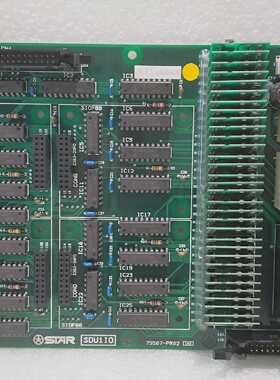 Used STAR  79507PR02 INS  SDU1 IO BOARD 1pcs