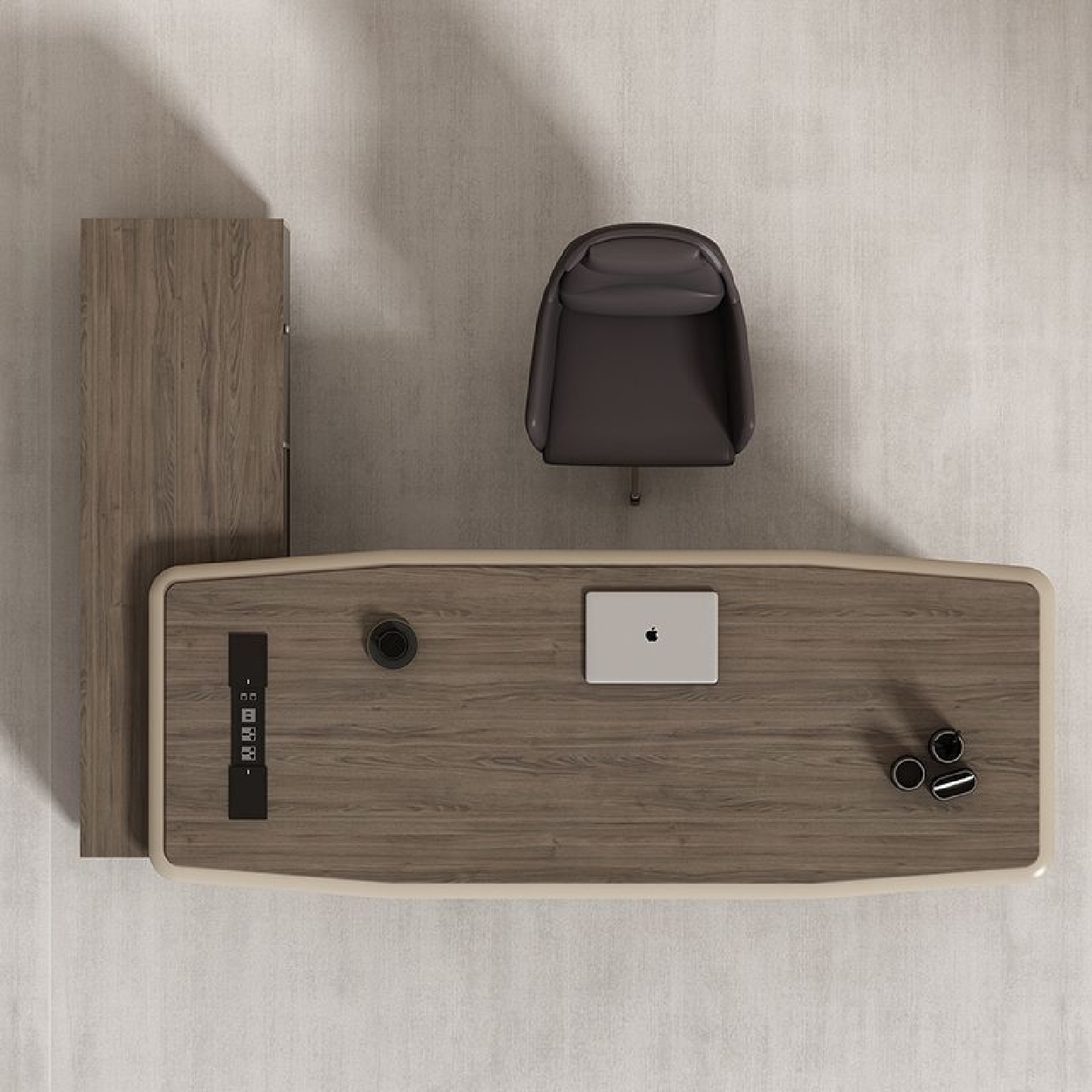 老板桌简约现代老板办公桌一整套新中式老板经理总裁办公新品