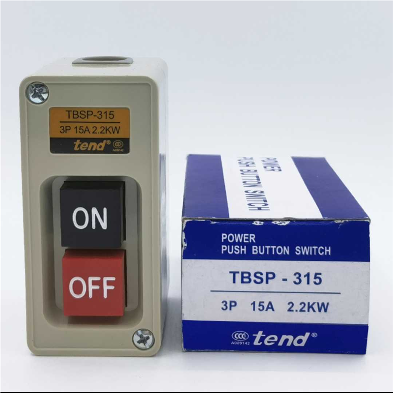 TEND天得按钮TBSP-315-330塑料壳ON OFF电源启动开关