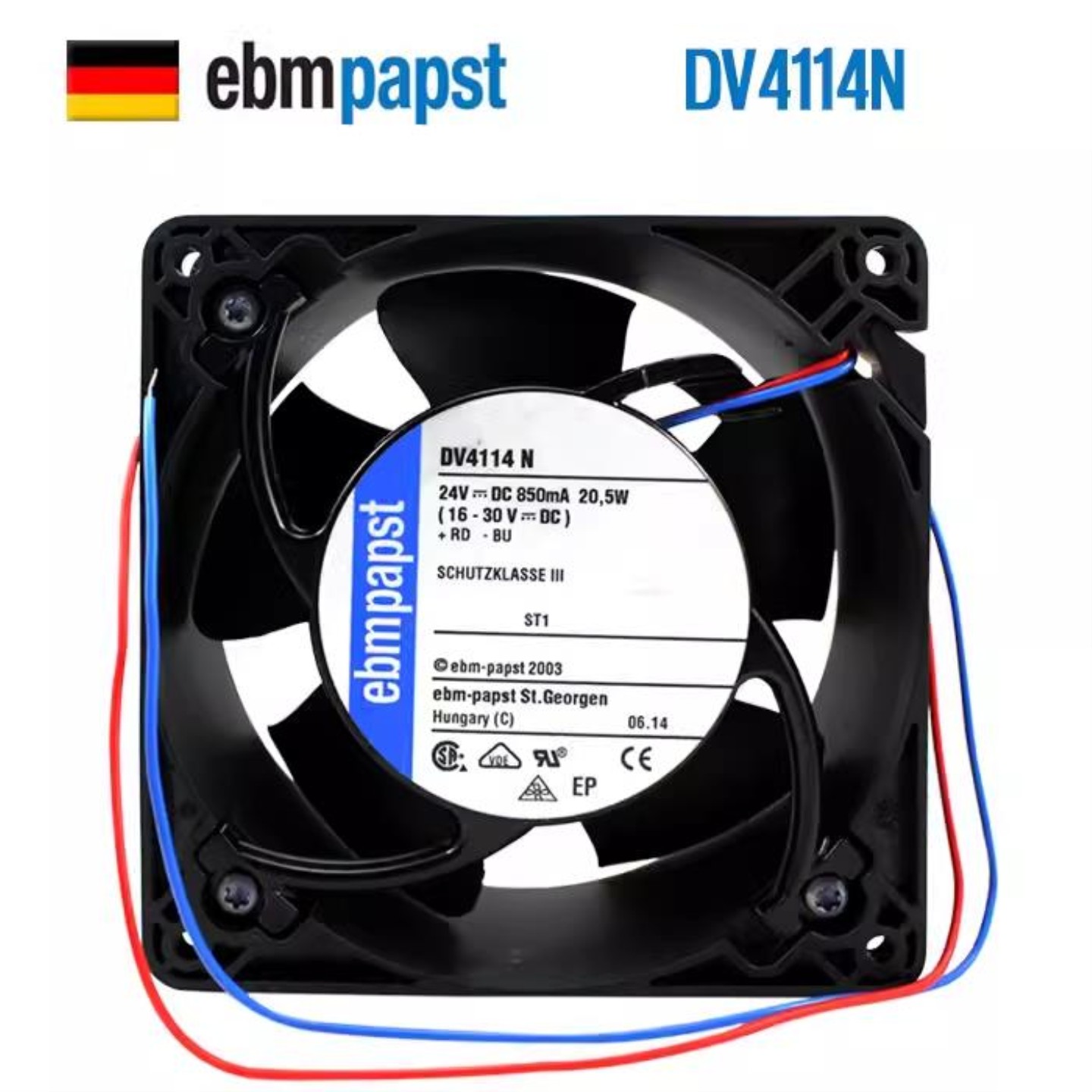 售前询价DV4114N  全新原装 205W 24V 850mA 12038 变频器风扇