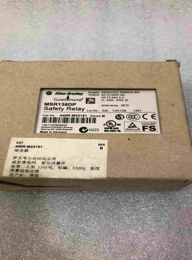 (工仔机械）Allen-Bradley安全继电器AB MSR138DP