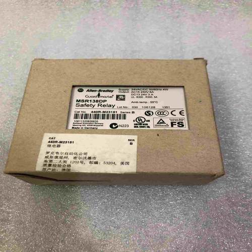 (工仔机械）Allen-Bradley安全继电器AB MSR138DP