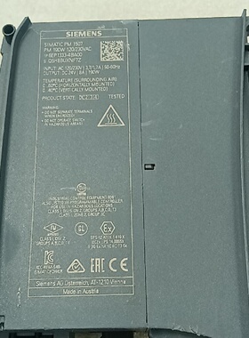 议价西门子SIMATICPM1507电源模块型号6EP13议价