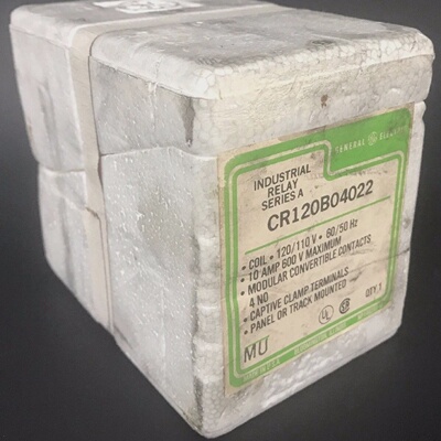 全新带盒GE通用电气CR120B04022工业继电器服务器A120110V线圈