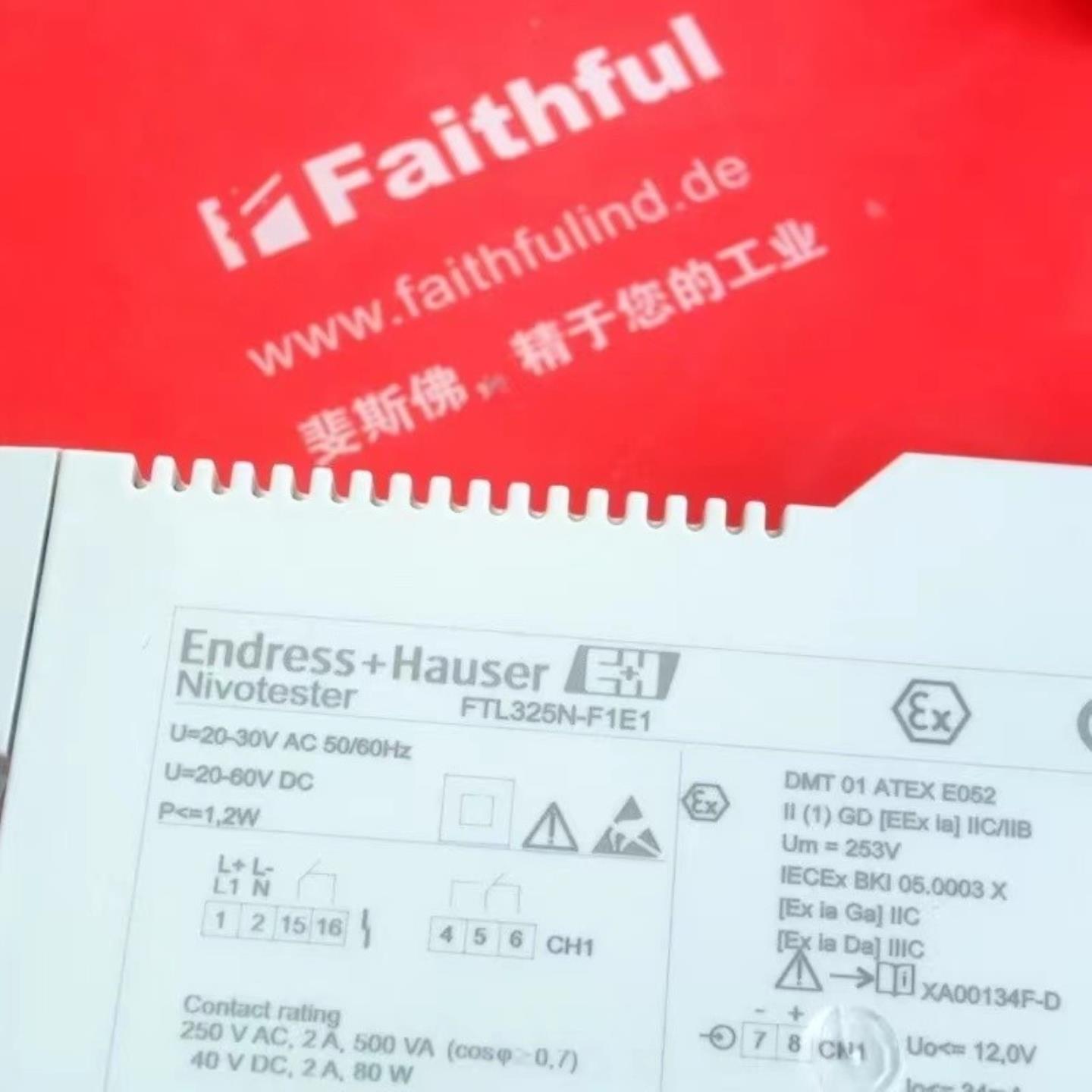 E+H振动式限位测量 FTL325N-F1E1 FTL325 Nivotester 信号转换器