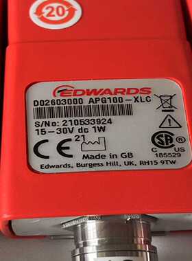 爱德华APG100-XLC真空计，型号D02603000，K--议价商品