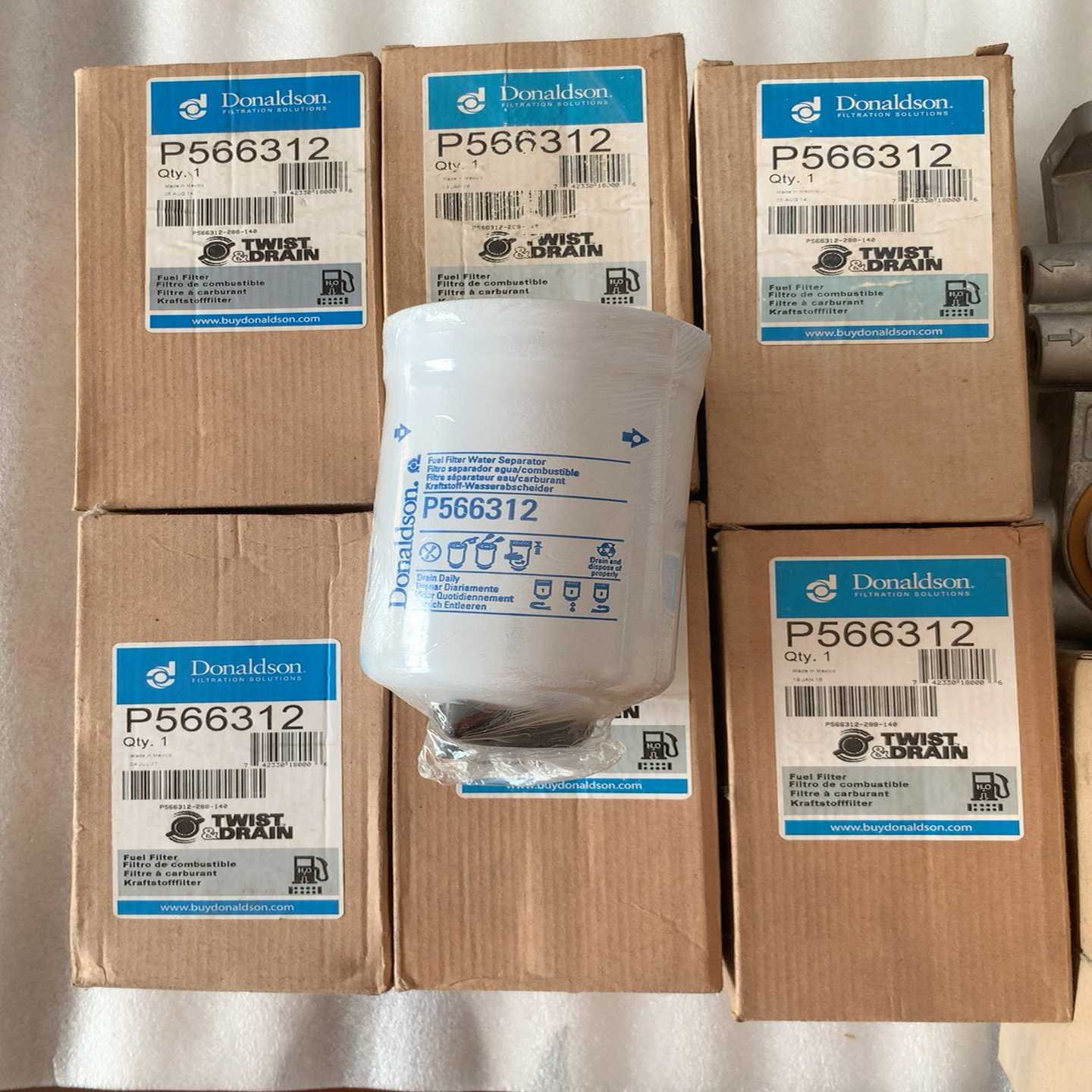 打包处理库存原装进口P566312油水分离器滤芯7个，配套的--议价商