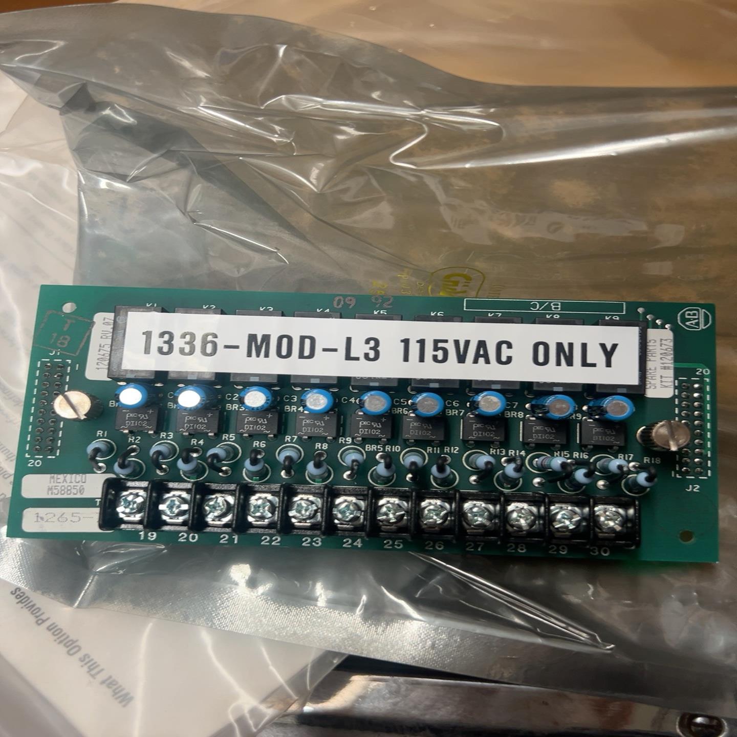 【请询价】ABB 1336-MOD-L3 控制板适用于115VAC