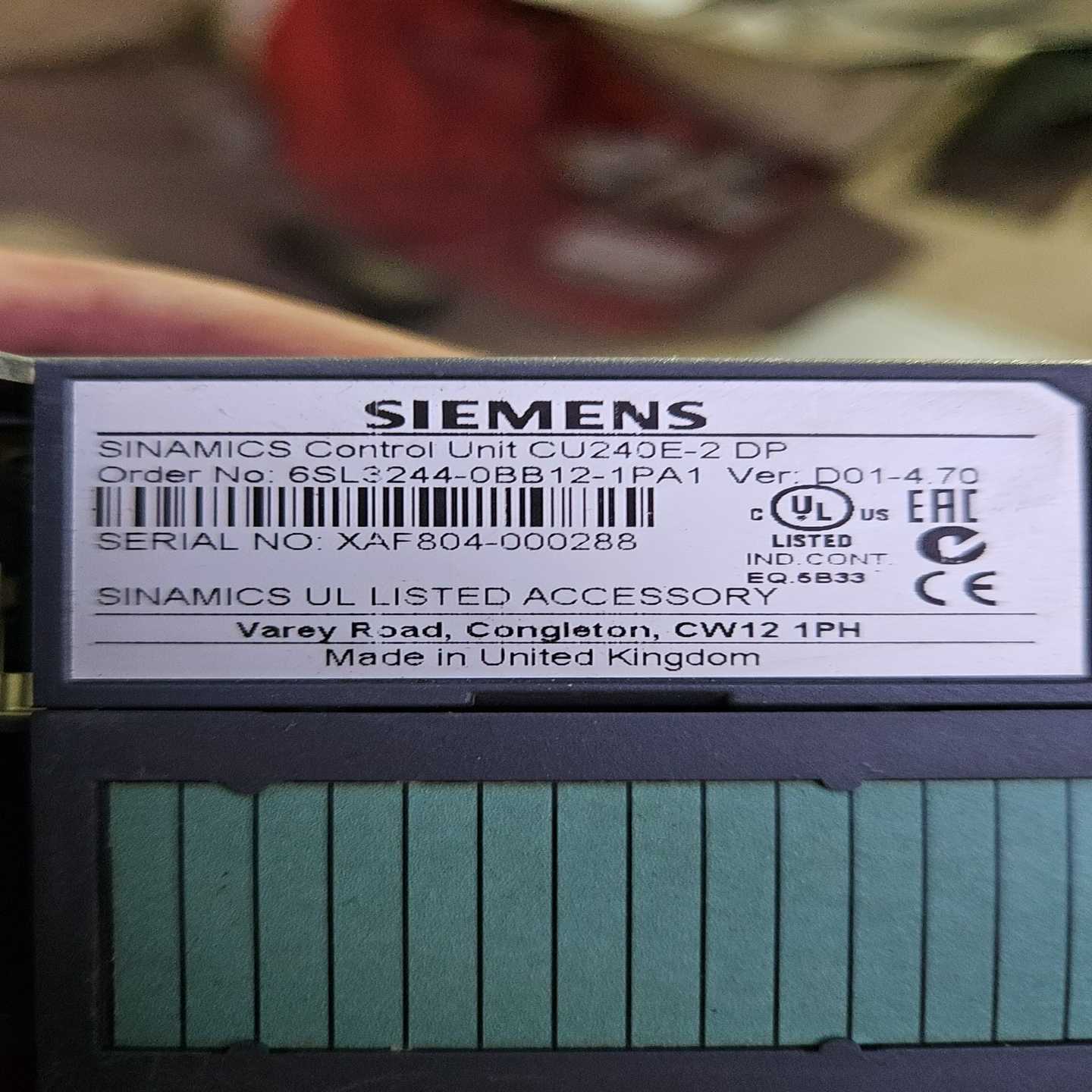 议价西门子变频器控制单元6SL3224-0BB12-1PA1现货/维x修