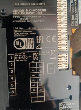 议价NxAd3208 Analog Input Module 420Ma Differential适用