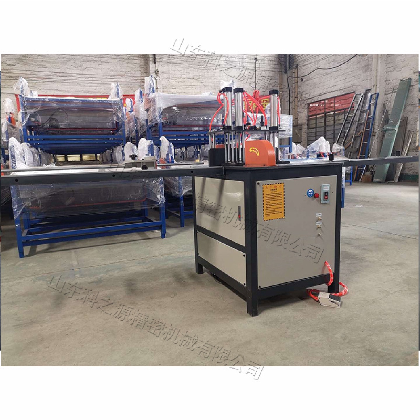 铝材断料开料切割机气动液压铝材切割机小型90度台式开料机