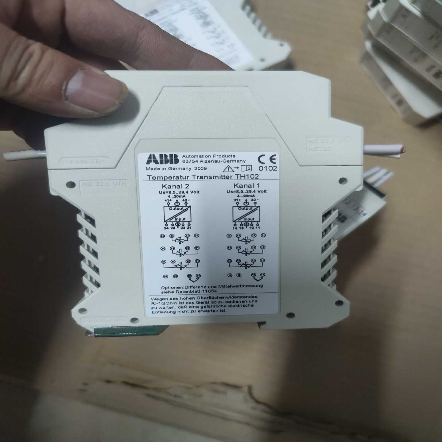 议价ABB温度变送器模块TH102安全栅模块TfH102原装拆机现货/维修