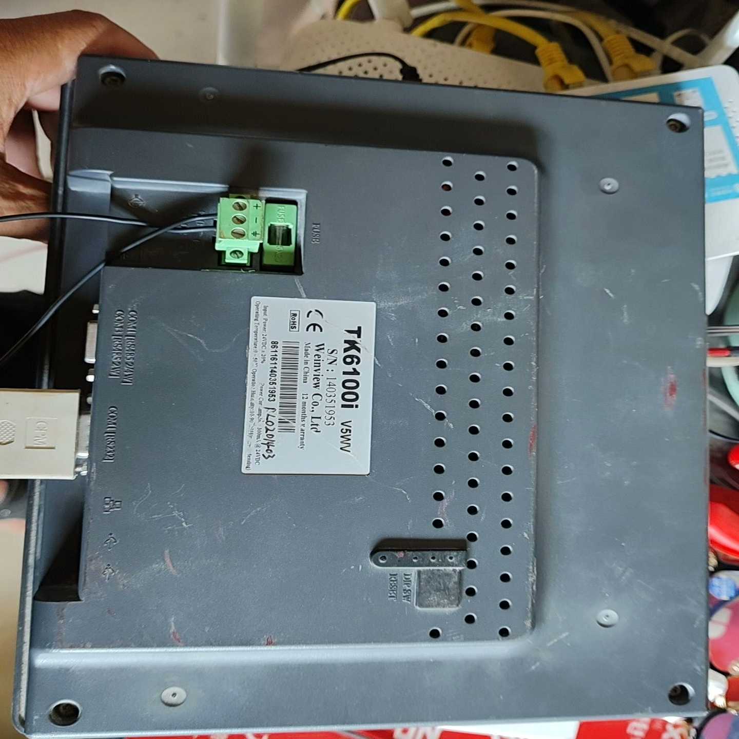 【星慕电子】威纶通触模屏10寸TK6100i v5wv  一个测试过