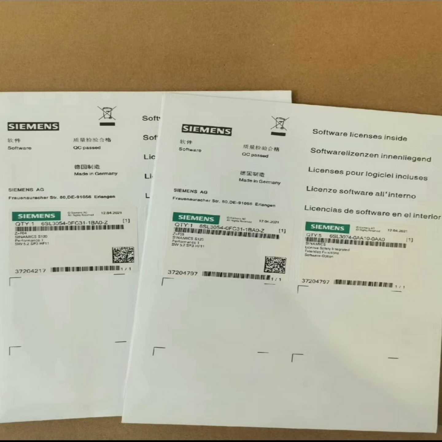 6SL3054-0FC31-1BA0-ZZJ01询价