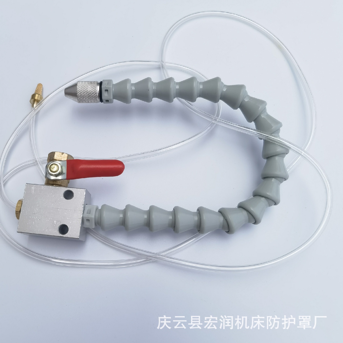 雕刻机切削低压气动喷油器机床万向竹节管除尘冷却喷雾器总成