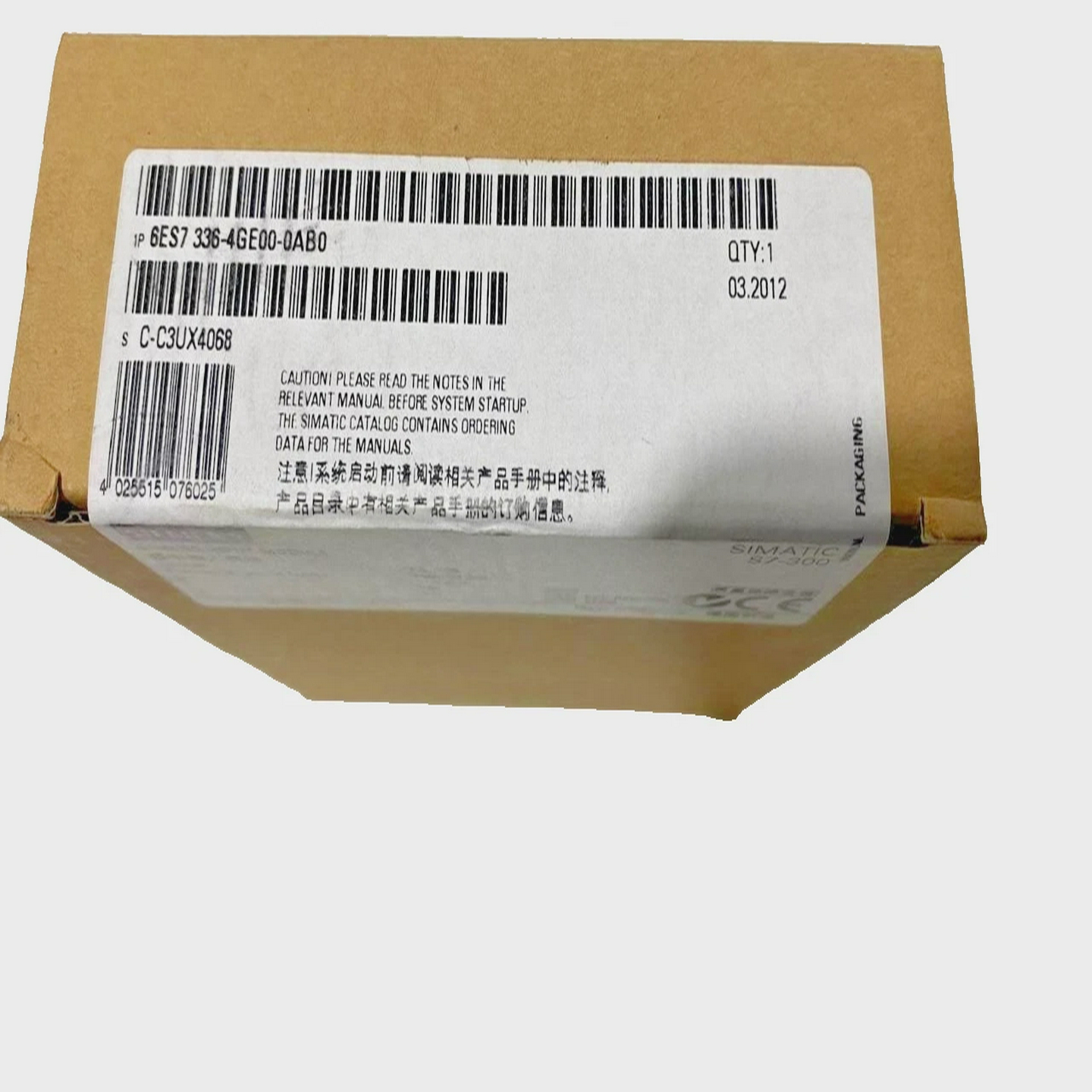 西门子6ES7336-4GE00-0AB06ES7336-4GE00-0AB0S7-300FSM336