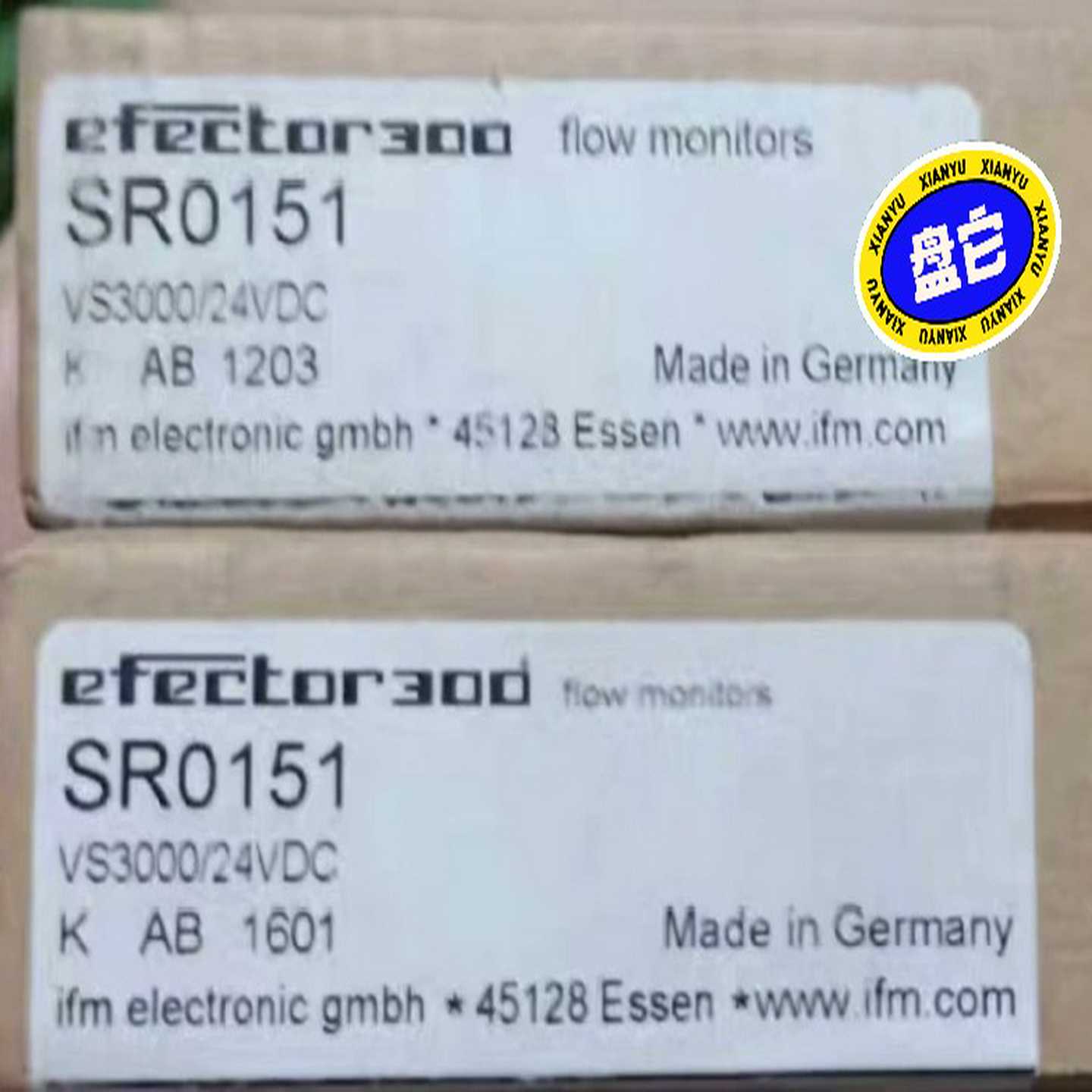 德国IFM易福门流量显示器SR0151，全新正品，型号SR0--议价商品