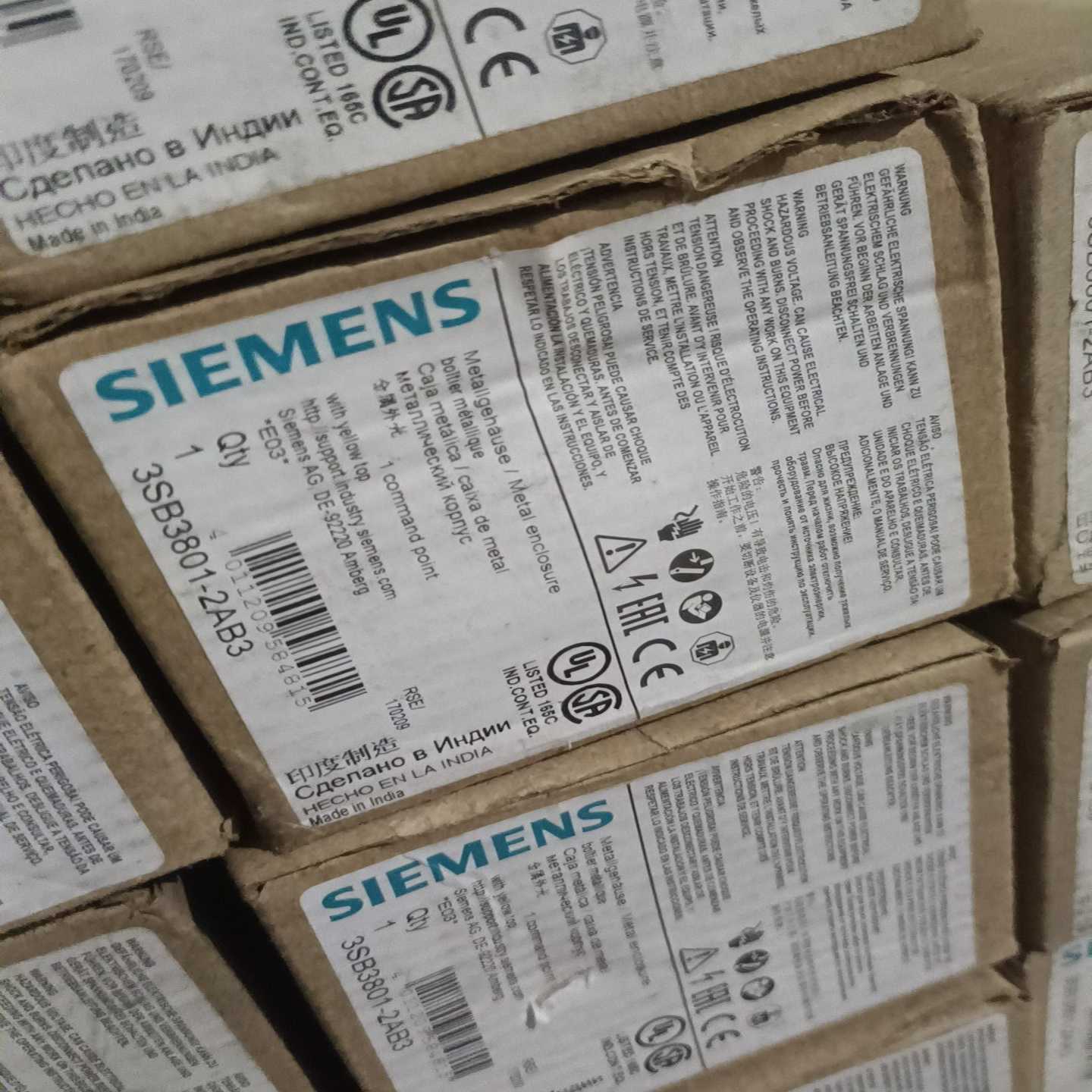 议价全新原装西门子3SB3801-2AB3，运费到付，