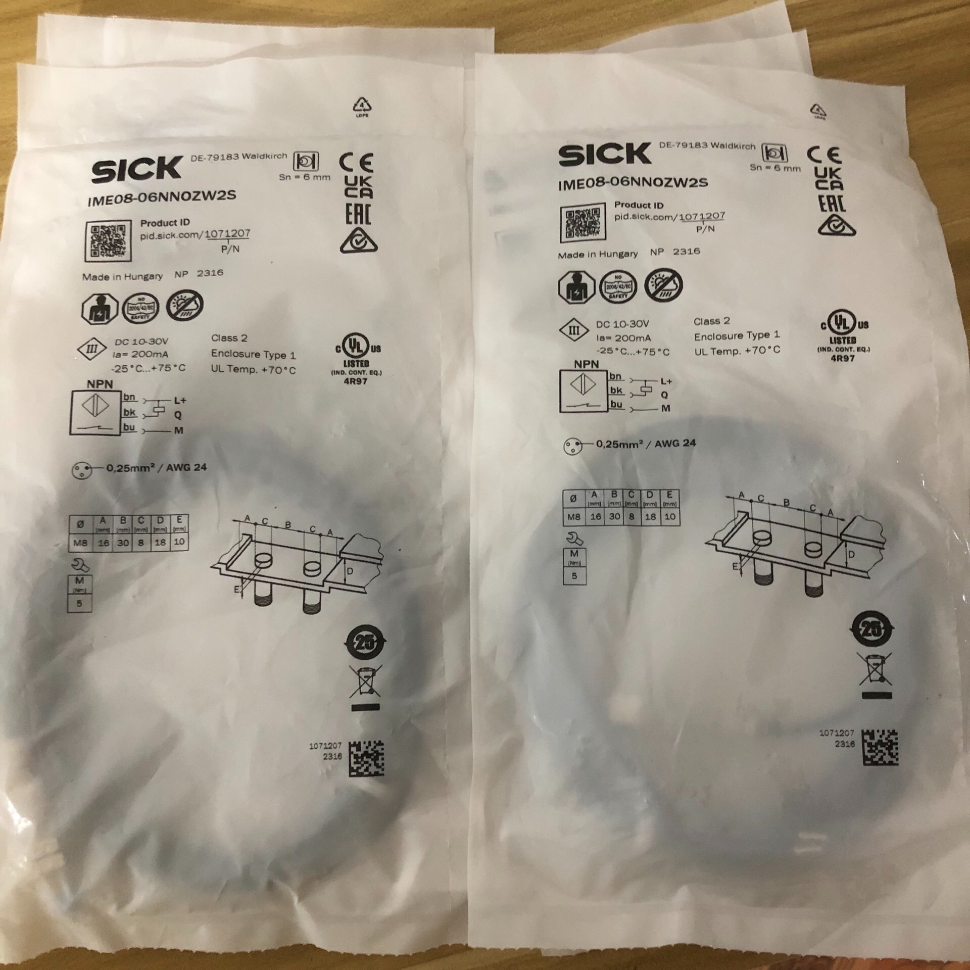 全新德国SICK西克IME08-06NNOZW2K货号107