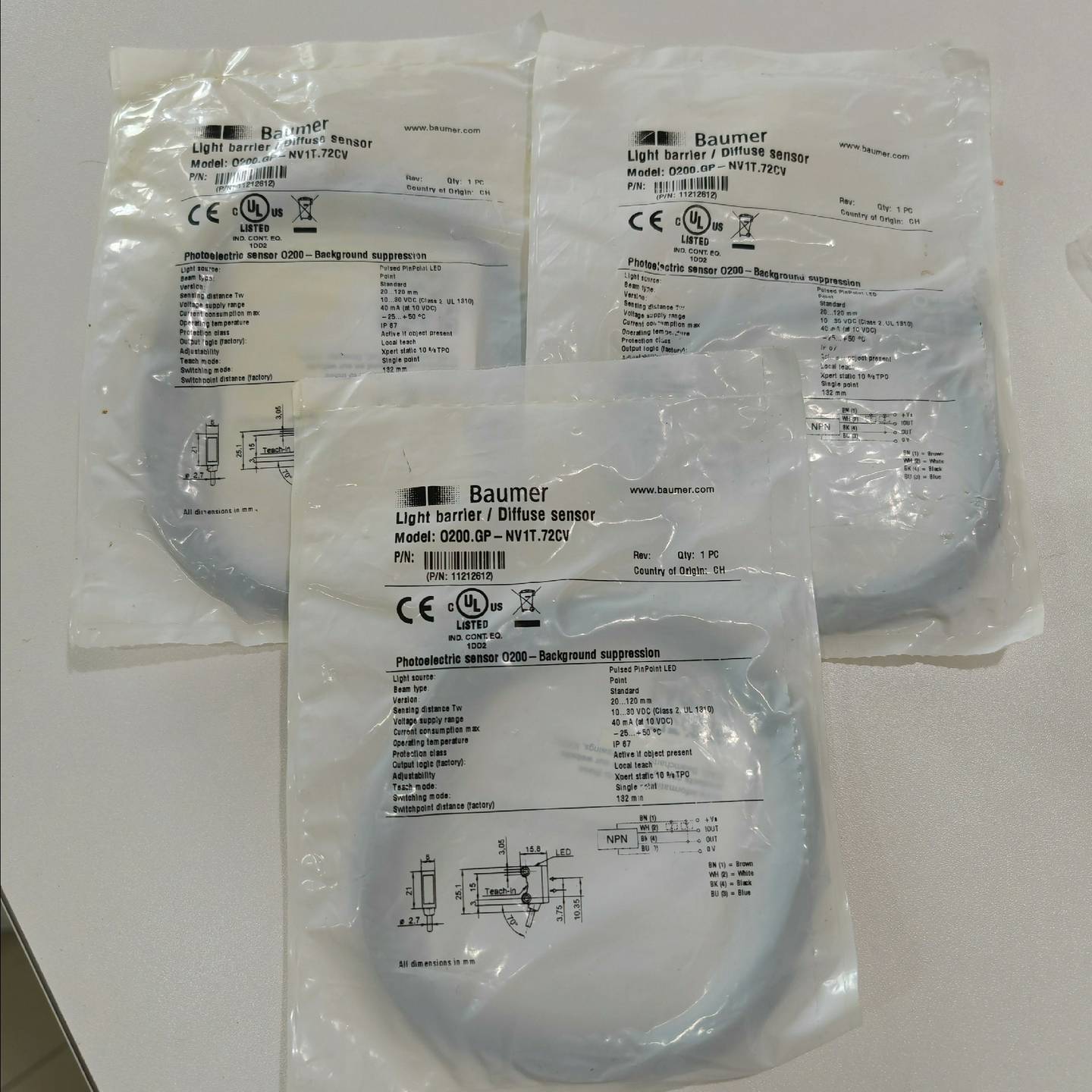 保盟BAUMER传感器O200.GP-NV1T.72CV询价