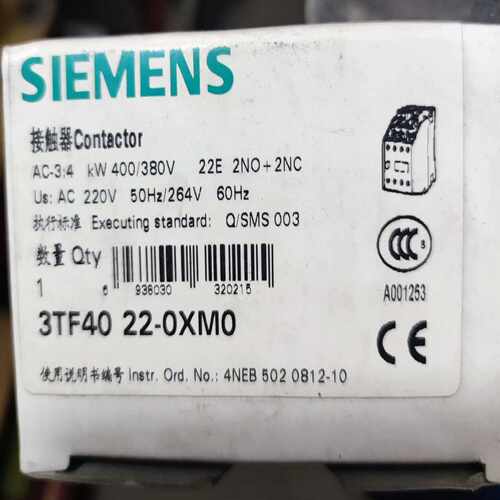 (议价)接触器 3TF40 22 -oxmo 20A  25台