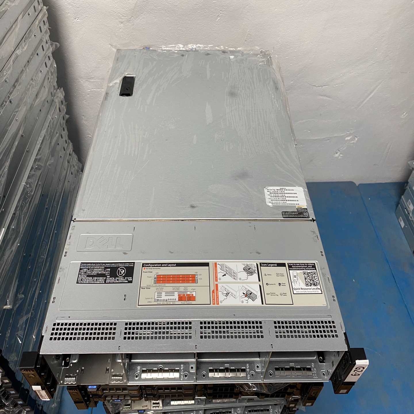 无尘机房下架成色95新戴尔R730XD3.5寸12盘--议价商品