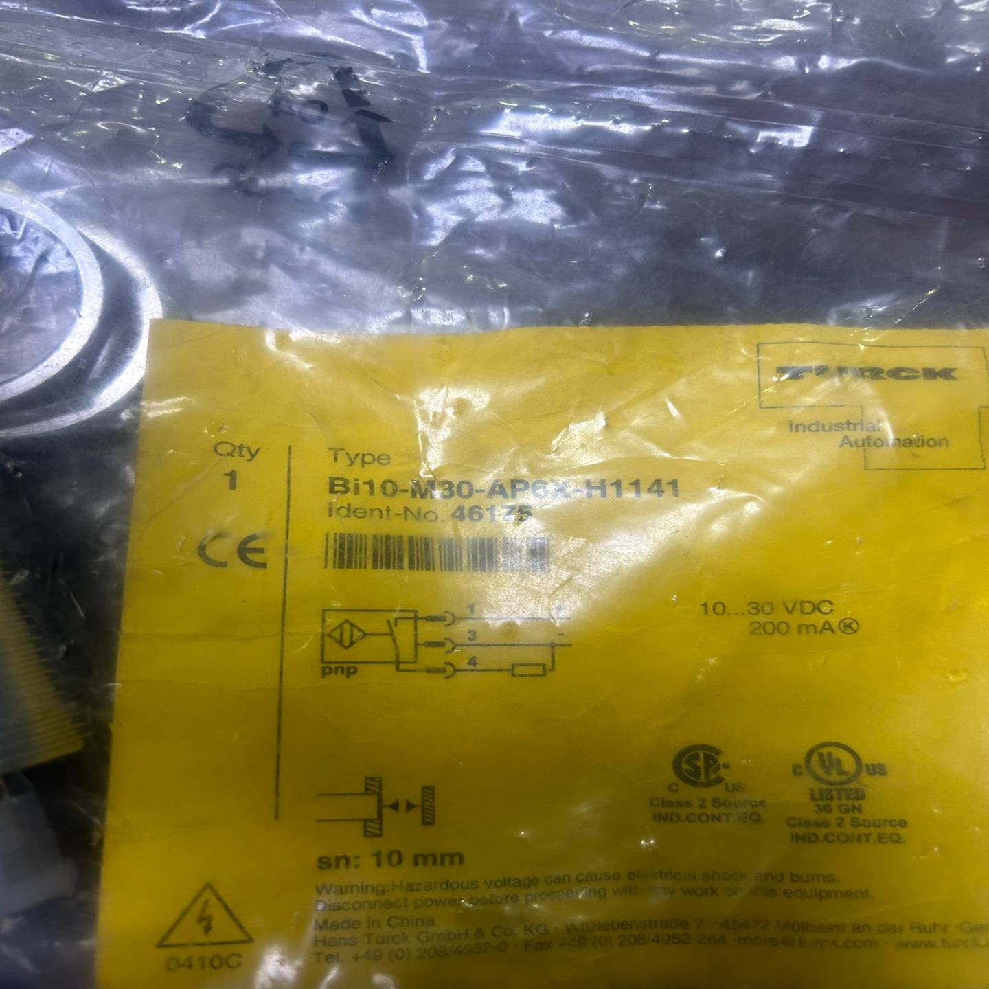 TURCK图尔克传感器型号 Bi10-M30-AP6X-H1~询价