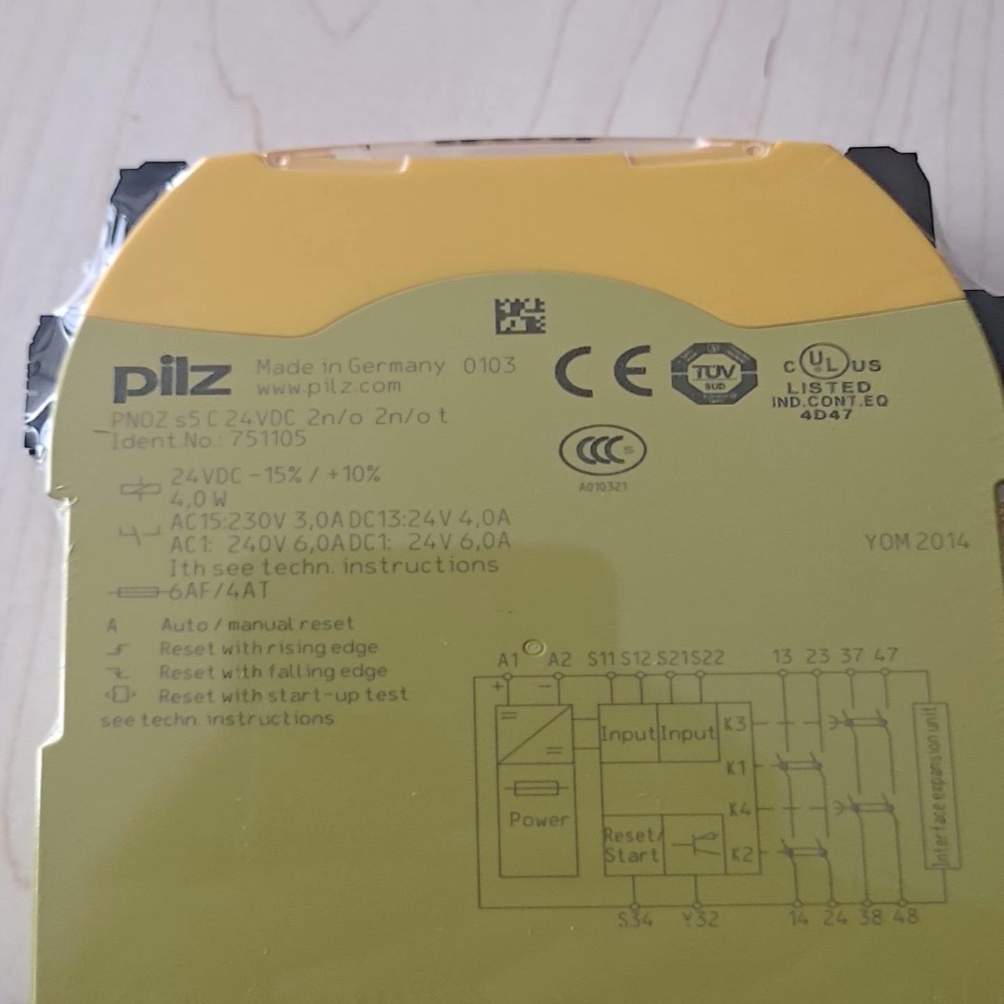 (询价)德国PiIZ安全继电器751105 s5