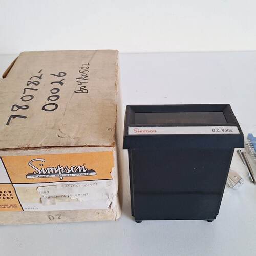 Simpson 285022977 Digital Panel Instrument D.C. Volts Range