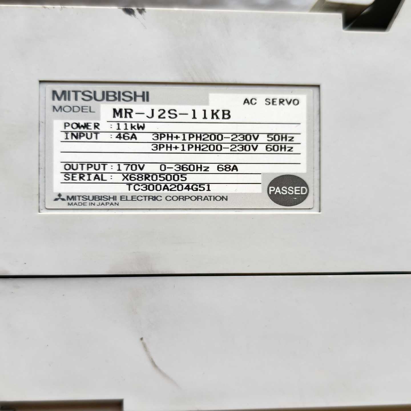 议价三菱驱动器MR-J2S-11KB原装拆机，实d物拍摄，功能现货/维修
