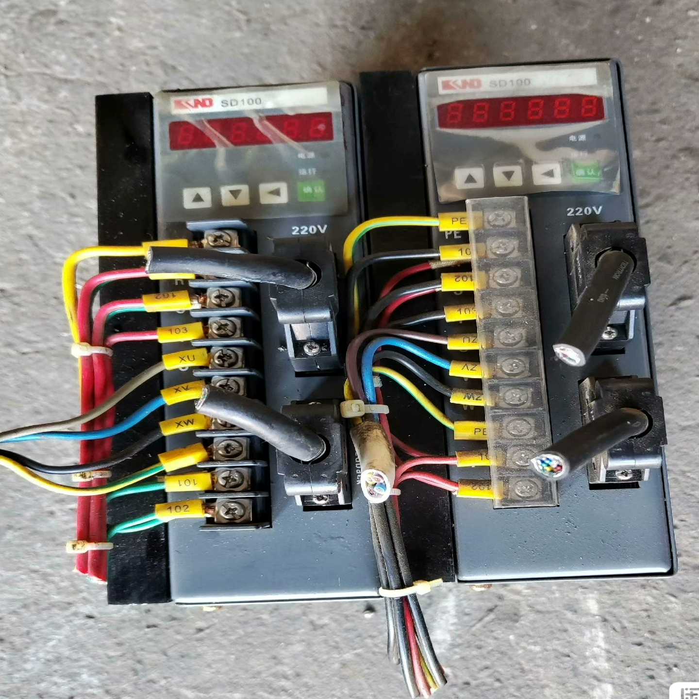 议价凯恩帝SD100B伺服驱动器,成色实物图,拆机下来的,功能正