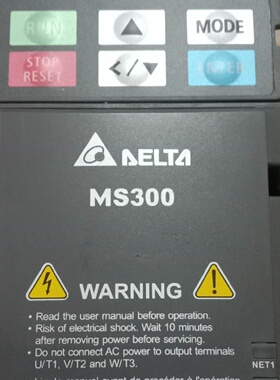 议价台达MS300系列1.5KW VFD4A2MS21ANSAA 220V