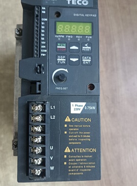 东元变频器0.75KWS310201H1DC220v-议价