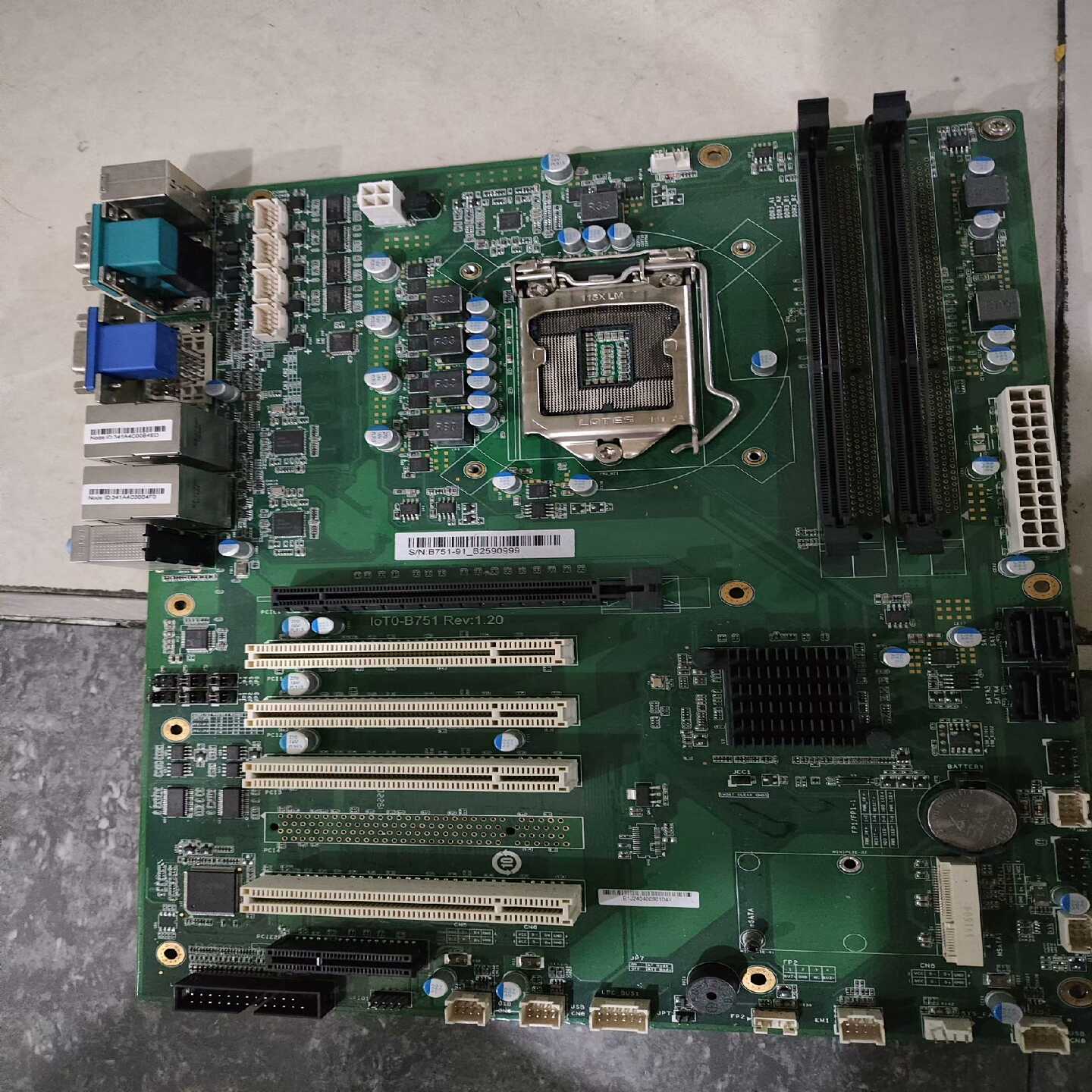 IOTO-B751 REV120 工控机主板 B751-，议价