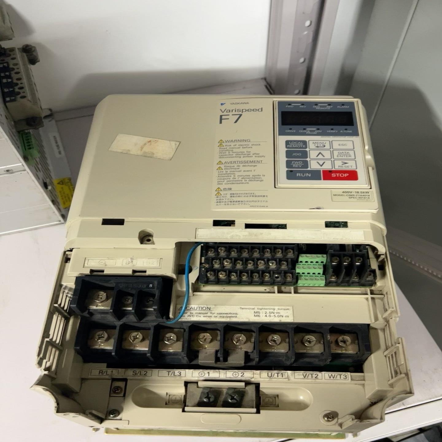 18.5KW 安川变频器G7A4018。400v-（佳毅工控）