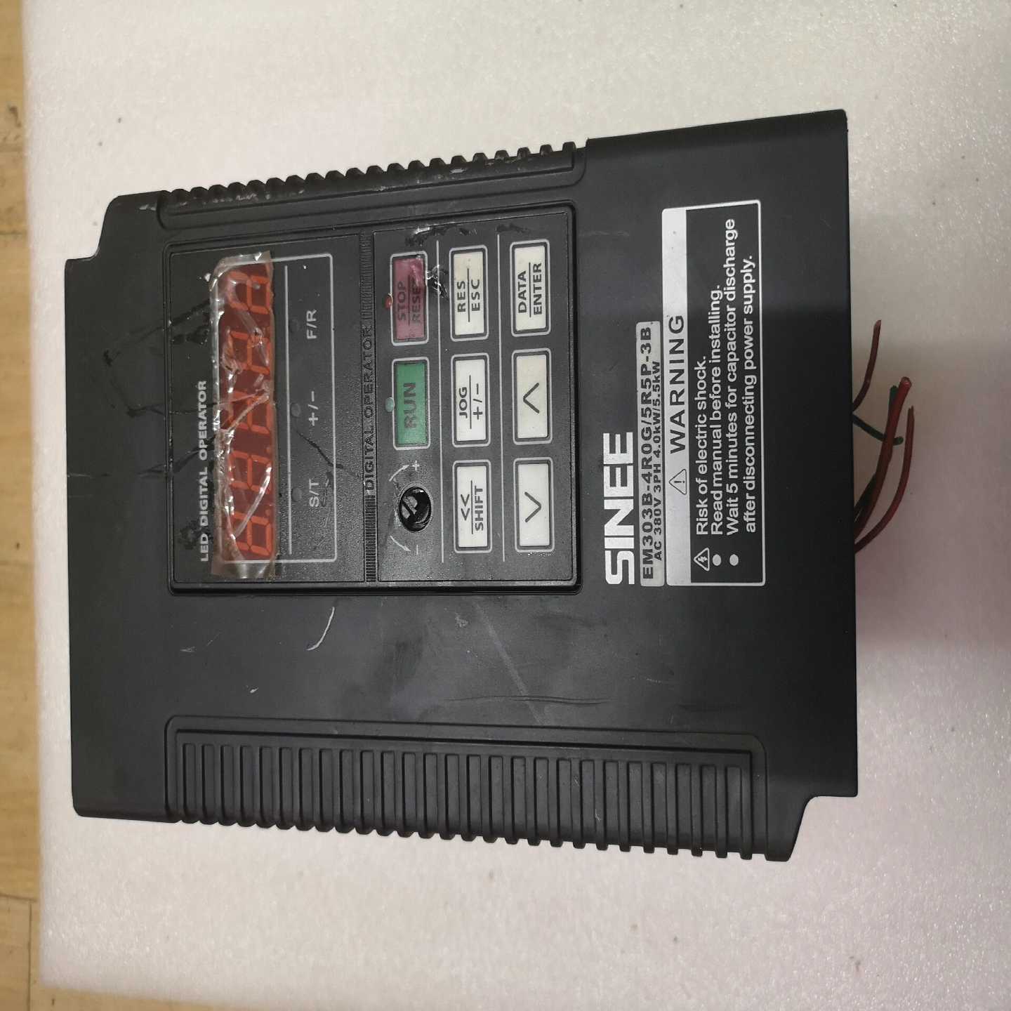 正弦变频器,EM303B-4R0G/5R5P-3B,拆机实物--议价商品