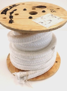 5490 SILICAT FIBERGLASS 1 14 ROPE NEW PARTIAL ROLL