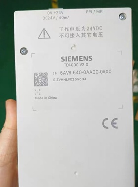 6AV6 6400AA000AX0 TD400C V2.议价
