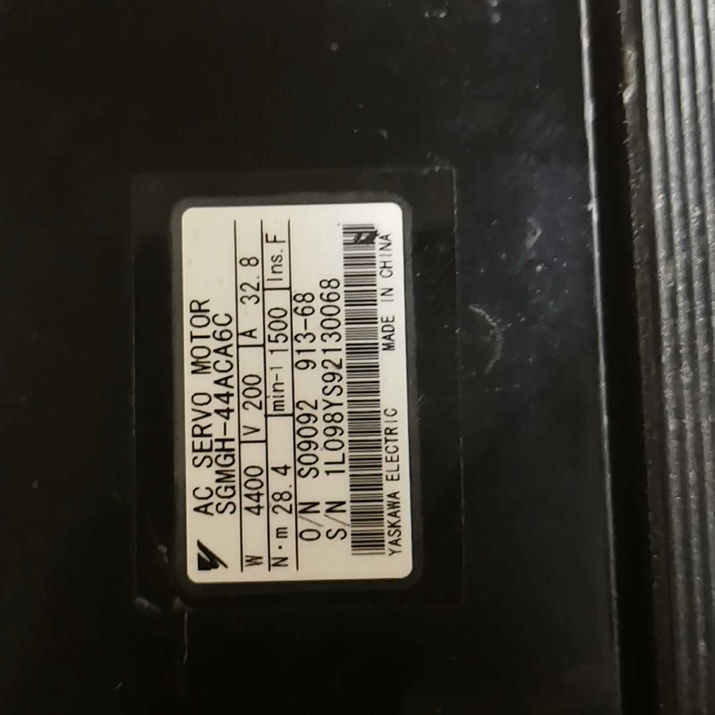 【议价】安川电机SGMGH-44ACA6C，功能正常，联