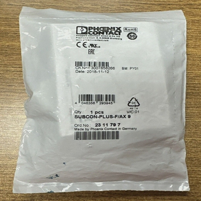 PHOENIXCONTACTSUBCON-PLUS-F/AX9BUSCONNECTOR**NEWINB