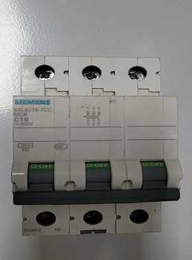 西门子断路器5SL6316-7CC，MCBC16，三极，4--议价商品