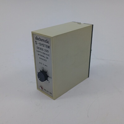 Electromatic SB 205 220 Interval on Operate Relay. 0.153 sec