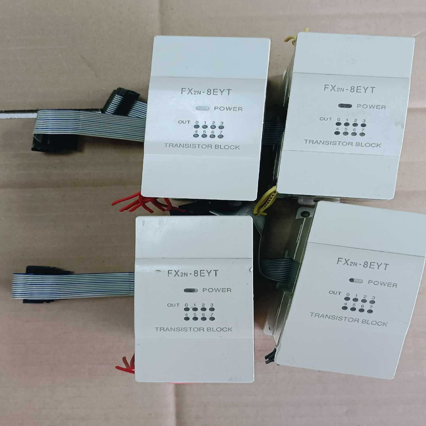 议价日本三菱原装正品模块FX2N-8EYT、拆机的，现货几台，功