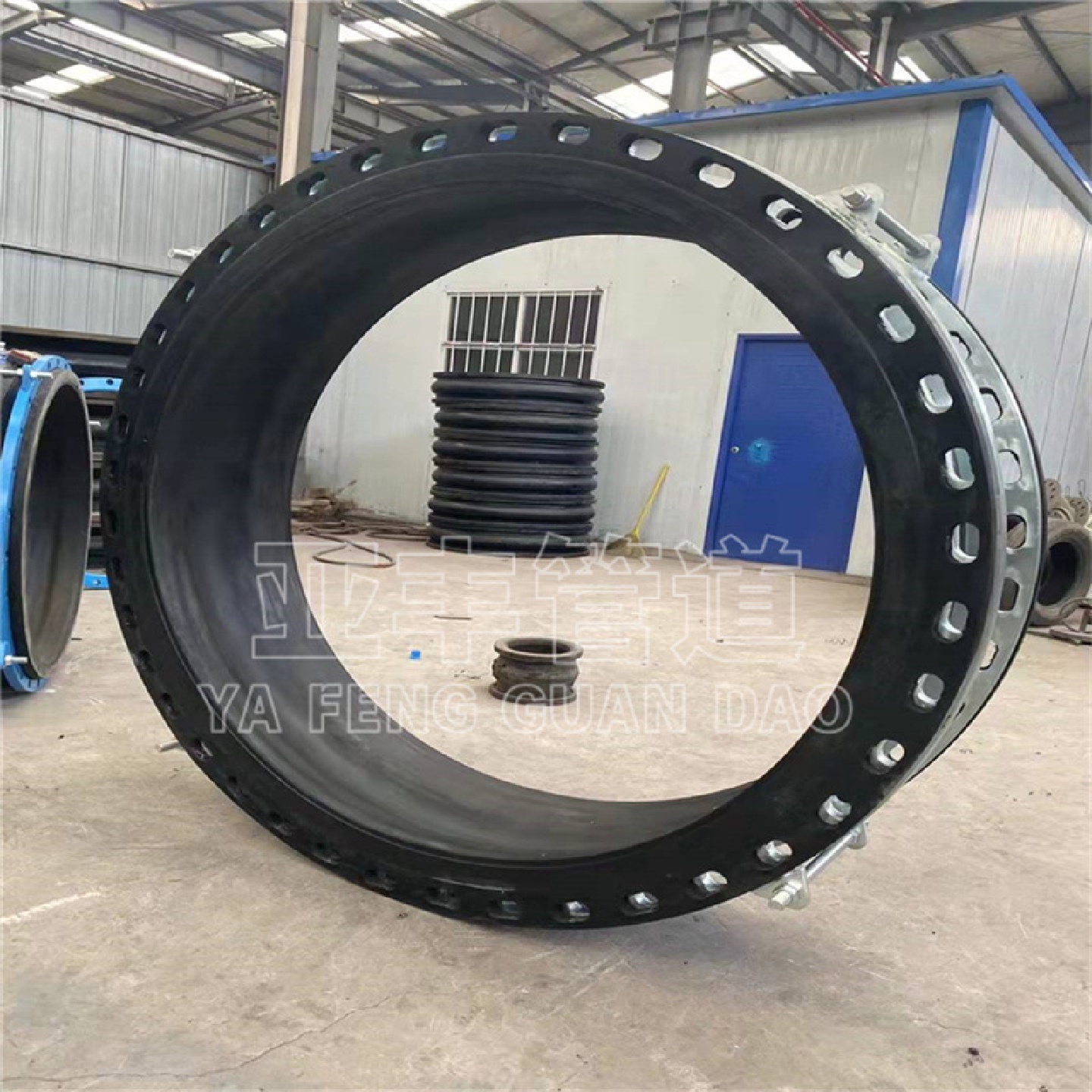 可曲挠橡胶膨胀节法兰橡胶软连接管道减震器橡胶挠性软接头厂家