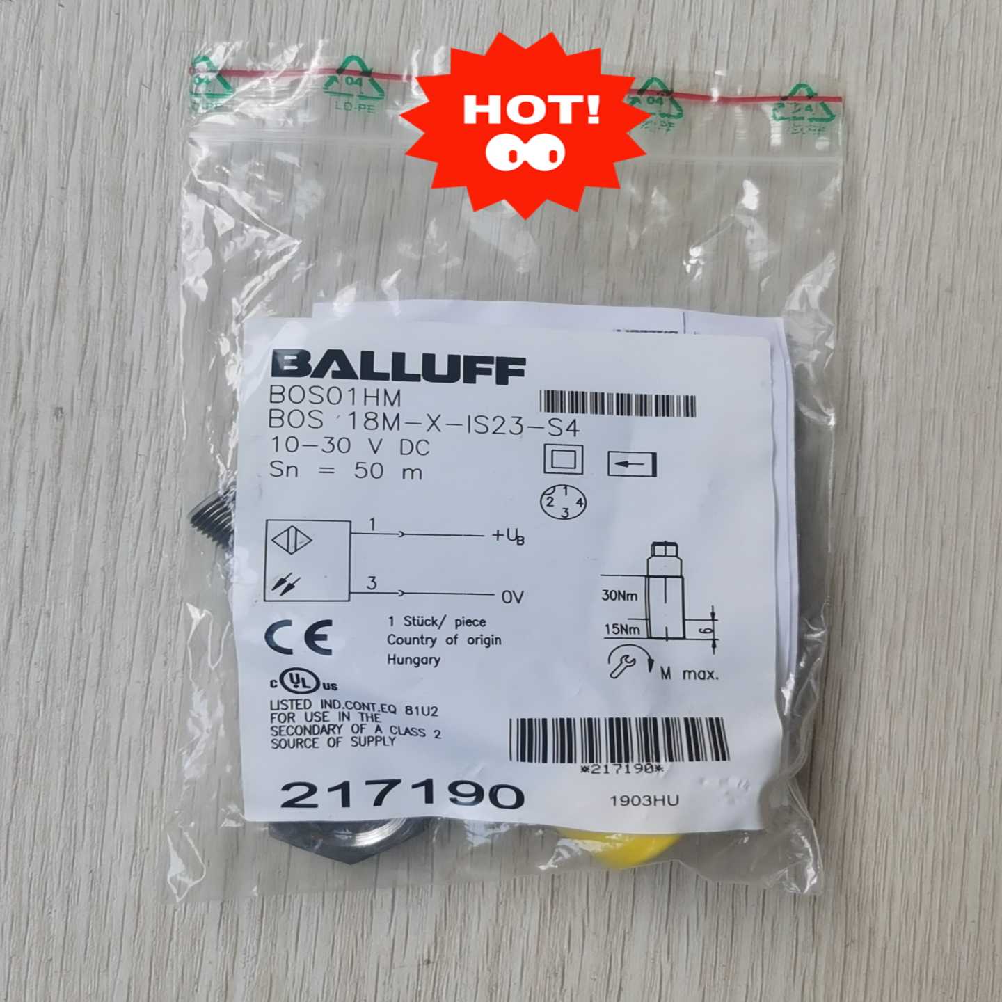 【议价】巴鲁夫感应器BOS01HM.，功能适用