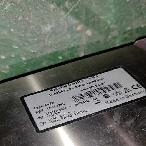SYCOTEC4425D-8829910012768询价