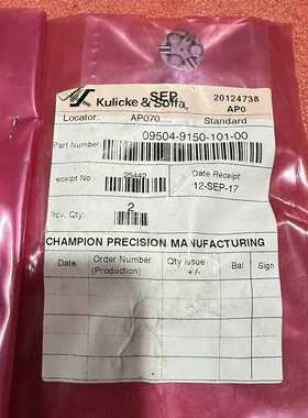 Kulicke&Soffa连接板，型号09504-915--议价商品