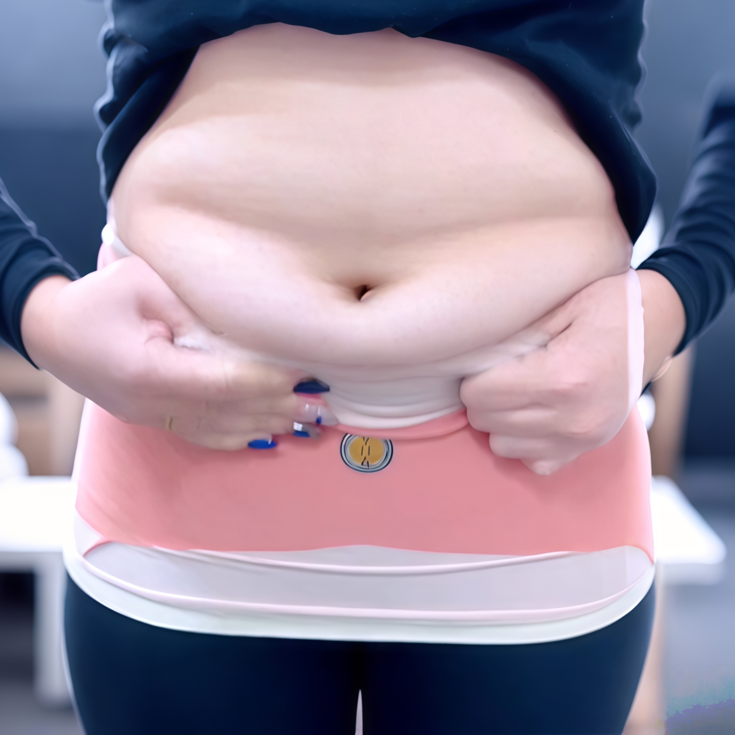 无痕塑形收小肚子大码塑腰无痕x型加压收腹带加厚腰封简约收腰带